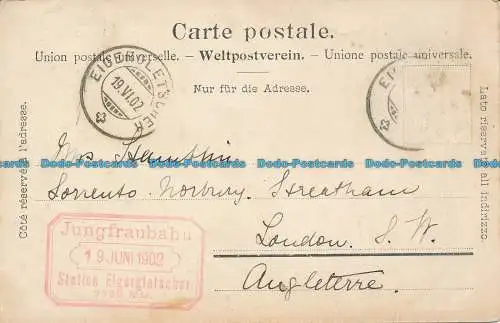 R036725 Besteigung eines Serac. Photoglob. 1902