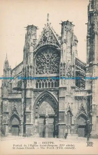 R036731 Dieppe. St. James Kirche. Die Veranda. Neurdein Brüder