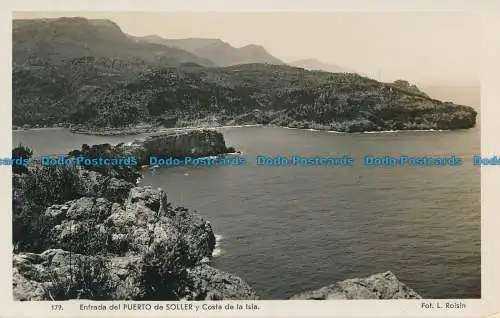 R036985 Eingang von Puerto de Soller und Costa de la Isla. L. Roisin