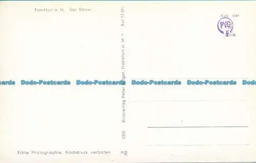 R037000 Frankfurt a.M. Der Romer. RP
