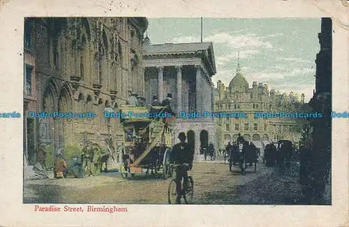 R037021 Paradise Street. Birmingham. 1906