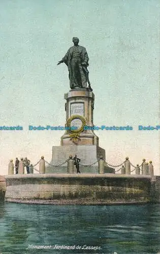 R036795 Denkmal Ferdinand de Lesseps. Ephtimios Brüder