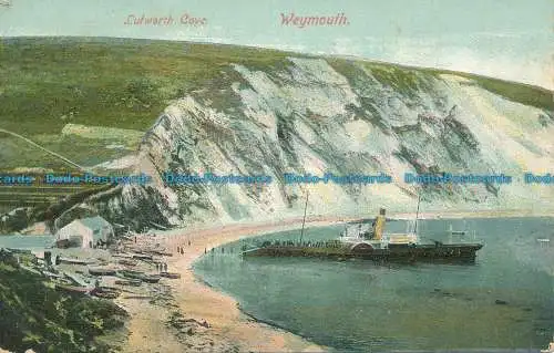 R037064 Lulworth Cove. Weymouth. E.S. London. 1905