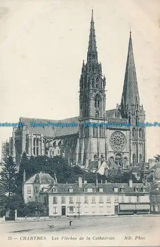 R036829 Chartres. Die Pfeile der Kathedrale. ND. Nr. 25