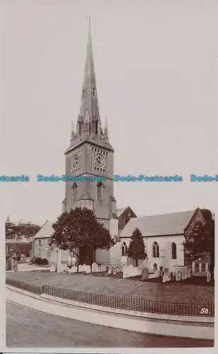 R037109 Alte Postkarte. Kirche. H. Earle