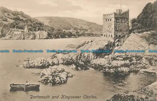 R037121 Dartmouth- und Kingswear-Schlösser. Frith