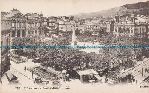 R037758 Oran. La Place d Armes. LL. Nr. 262. B. Hopkins