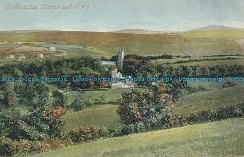 R037125 Okehampton Church and Torrs. Valentinstag