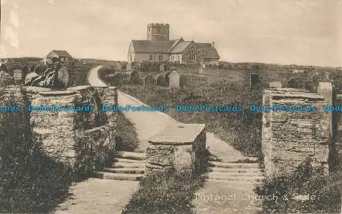 R037143 Tintagel Kirche und Stil. Frith. Nr. 56177