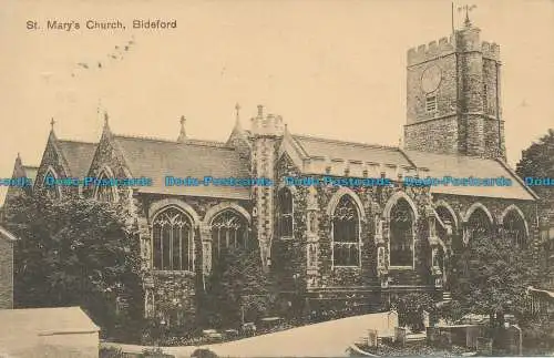 R037145 St. Marys Kirche. Bideford. 1922