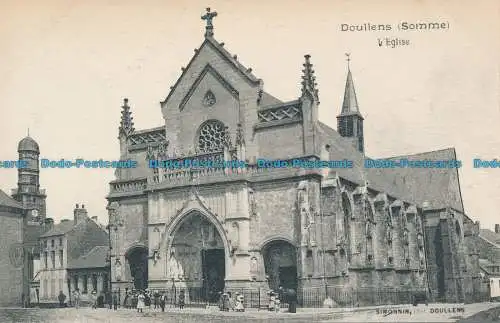 R036931 Doullens. Die Kirche. D.A. Longuet