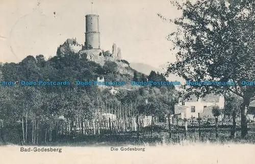 R036942 Bad Godesberg. Die Godesberg. 1906