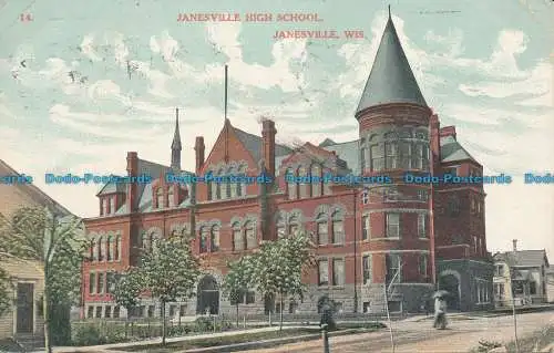 R036953 Janesville High School. Janesville. Wis. 1908