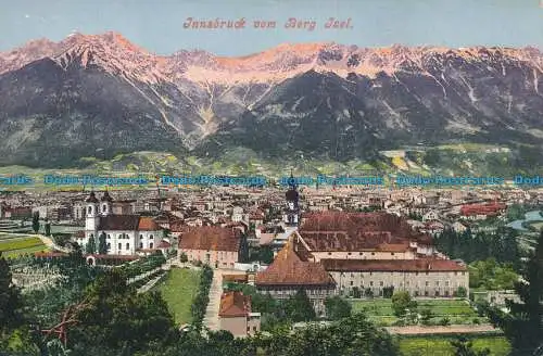 R037839 Innsbruck vom Berg Isel. Fritz Gratl. B. Hopkins