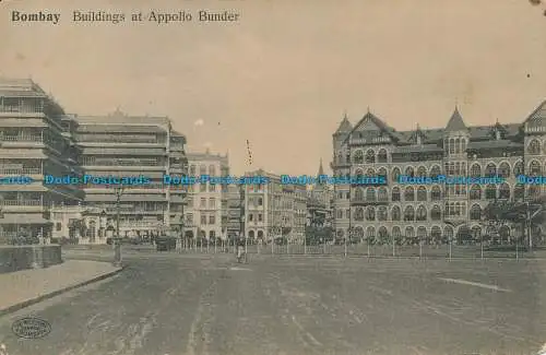 R037846 Bombay. Gebäude bei Apollo Bunder. 1912. B. Hopkins