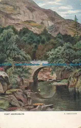 R037215 Brücke Aberglaslyn. E. Langbügel. 1905