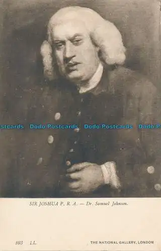 R048036 Postkarte. Sir Joshua. Dr. Samuel Johnson. LL. Nr. 103