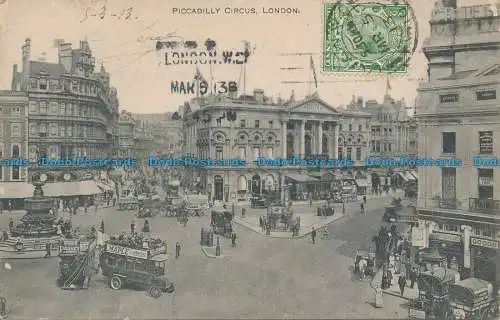 R048058 Piccadilly Circus. London. 1913