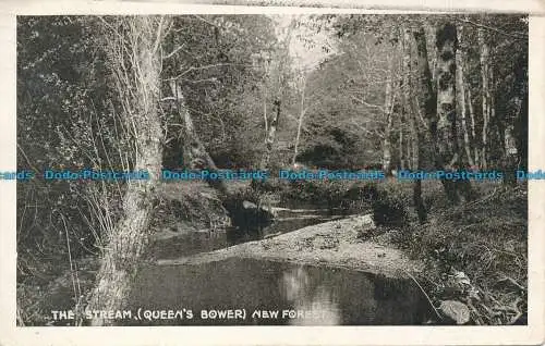 R048668 Der Strom. Queens Bower. Neuer Wald. Sepia Gloss. 1955