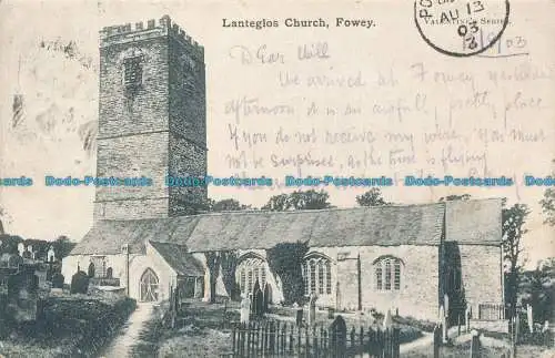 R048710 Lanteglos Kirche. Fowey. 1903