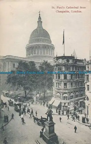 R048188 St. Pauls Kathedrale von günstig. London. 1908