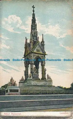 R048195 Albert Memorial. London. 1907