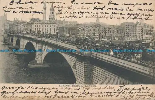 R048738 London Bridge. London. 1904