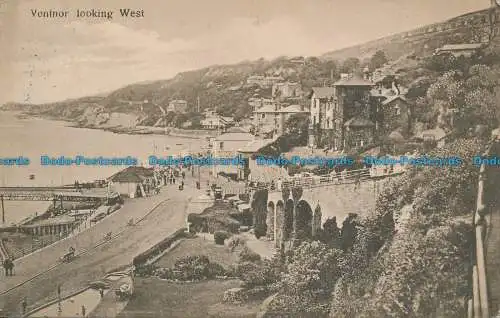 R048218 Ventnor mit Blick nach Westen. 1923