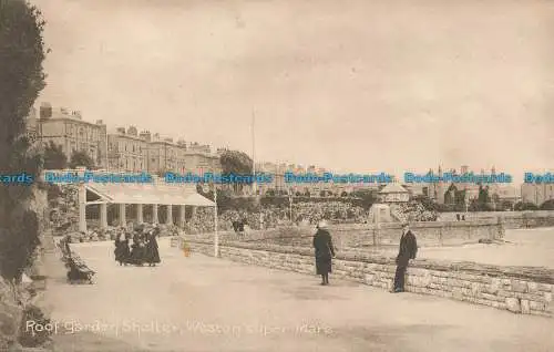 R048774 Dachgartenhaus. Weston Super Mare. 1914