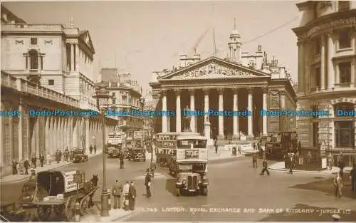 R048278 London. Royal Exchange und Bank of England. Judges Ltd. Nr. L.749. 1939