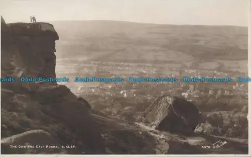 R048387 Die Felsen von Kuh und Kalb. Ilkley. Walter Scott. RP