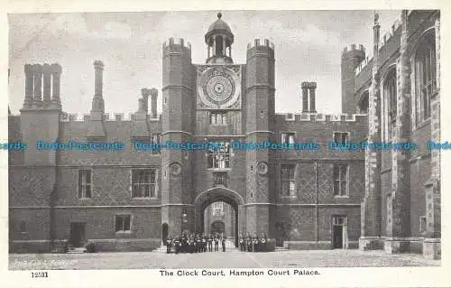 R048952 The Clock Court. Hampton Court Palace. Gale und Polden