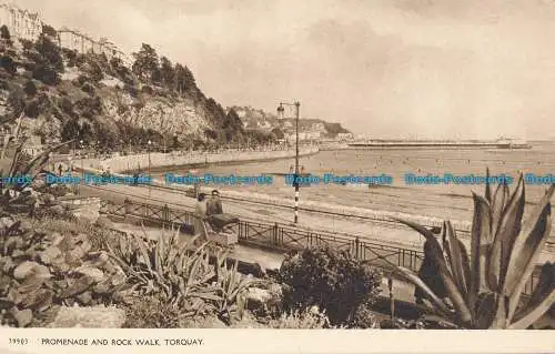 R048478 Promenade und Rock Walk. Torquay. Harvey Barton. 1954