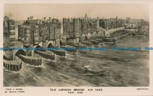 R049021 Old London Bridge. Ostseite. John B. Thorp