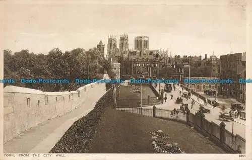 R048528 York von der Stadtmauer. Walter Scott. Nr. 6855. 1936