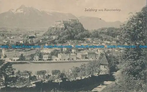 R049071 Salzburg vom Kapuzinerberg. Wurthle