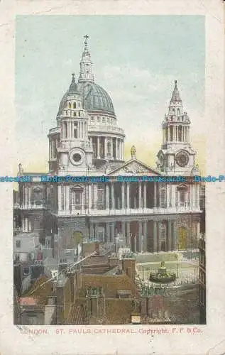 R049104 London. St. Pauls Kathedrale. F.F. und Co. 1906