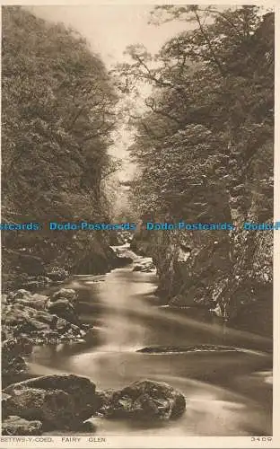 R049130 Bettws Y Coed. Fairy Glen. Photochrom. Nr. 3409