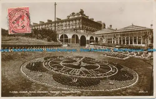 R048612 Blumenuhr. Royal Princes Parade. Bridlington. Valentinstag. Nr. 96261. RP