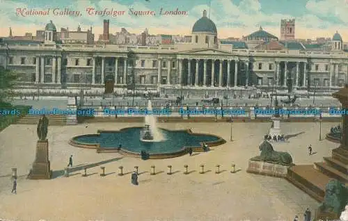 R049216 Nationalgalerie. Trafalgar Square. London. National. 1919