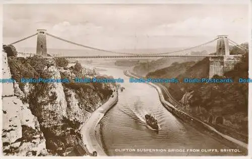 R049245 Clifton Hängebrücke von Klippen. Bristol