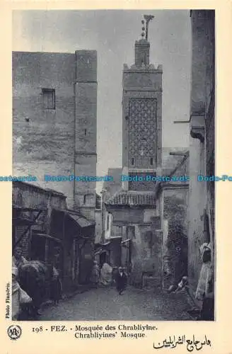 R060046 Fez. Chrabliyines Moschee. Flandrin. Nr. 198