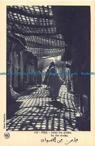 R060050 Fez. In den Souks. Flandrin. Nr. 177