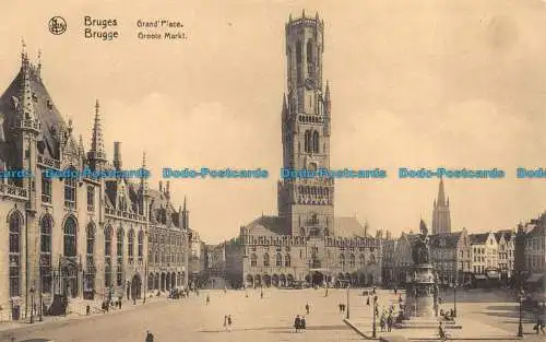 R060149 Brügge. Grand Place. Ern. Thill. Nels