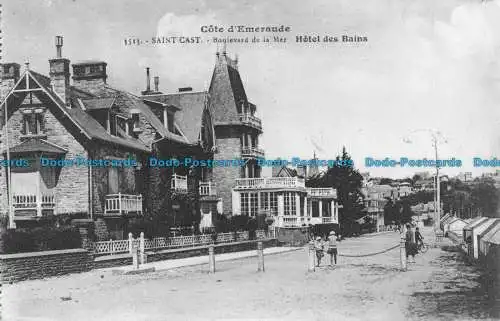 R060485 Saint Cast. Boulevard de la Mer. Hotel des Bains. Laurent Nel. Nr. 3513