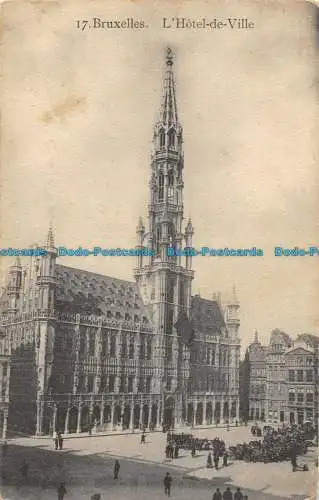 R060506 Brüssel. Das Rathaus. Nr. 17. B. Hopkins