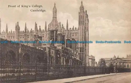 R060199 Vorderseite des Kings College. Cambridge