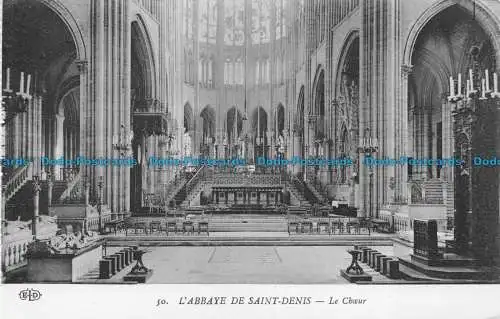 R060226 L Abtei von Saint Denis. Der Chor. Nr. 50