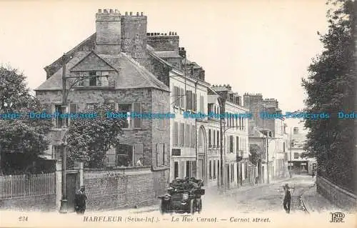 R060242 Harfleur. Carnot Street. Neurdein. Nr. 234