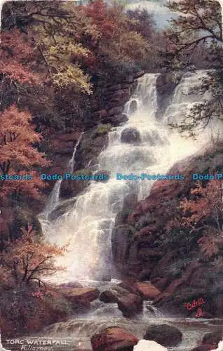 R061145 Drehmomentwasserfall. Killarney. Tuck. Öle. 1906